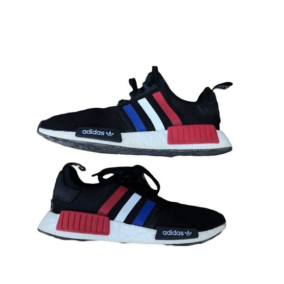 2019 Adidas NMD R1 Black Tri-Color Size 8 Black - Picture 9 of 16